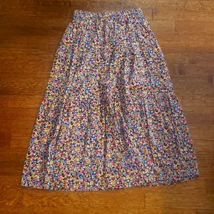 Floral Midi Skirt